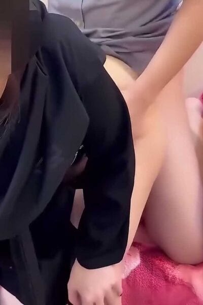 An Iranian woman sucks his cock and gets fucked in her hijab