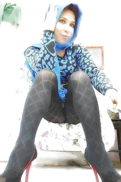 Naughty Tunisian girl with big tits and hijab Image #19