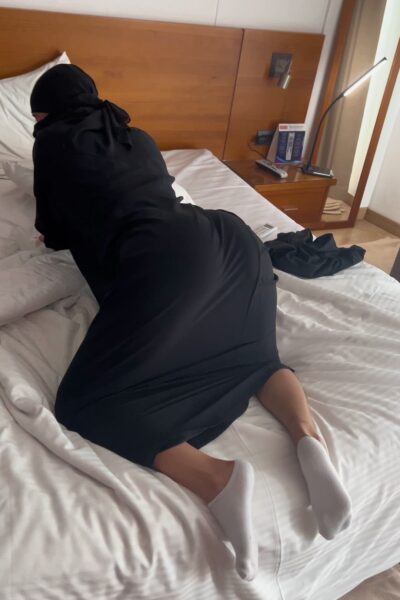 arab hijab teamhoejabi twerk in niqab