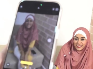 Niqabi nurse Zara craves hot doctor Samir’s cock after her harem fantasy play