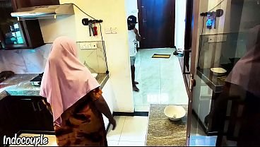 Indo Bokep full . Hijab Muslim wife called her sister Husband to check Gas. Sex everywhere.sex in kitchen . Cheating women moaning loudly